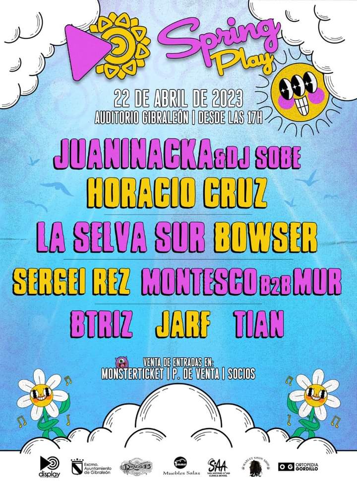 Spring Play / Display HLV (@displayhlv) on Twitter photo ๐ ๐๐ฅ๐ง๐๐ฃ๐ ๐๐ก๐๐ฎ ๐
El prรณximo ๐๐ ๐๐ ๐๐๐ซ๐ข๐ฅ te esperan 12 horas de mรบsica en el Auditorio de Gibraleรณn.
Comienza la cuenta atrรกs para el mayor festival alternativo de la primavera onubense
๐ Entradas/pulseras limitadas por 5โฌ bit.ly/3FmrHxx ๐ ๐๐ฅ๐ง๐๐ฃ๐ ๐๐ก๐๐ฎ ๐
El prรณximo ๐๐ ๐๐ ๐๐๐ซ๐ข๐ฅ te esperan 12 horas de mรบsica en el Auditorio de Gibraleรณn.
Comienza la cuenta atrรกs para el mayor festival alternativo de la primavera onubense
๐ Entradas/pulseras limitadas por 5โฌ bit.ly/3FmrHxx