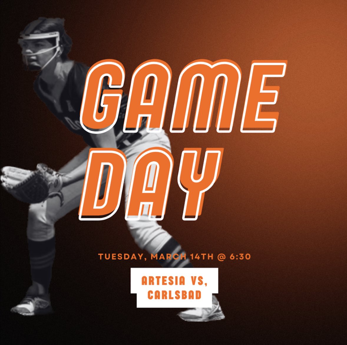 kenzicarlo's tweet photo. Game day!! Come out and support🧡🐾 https://t.co/q03BZvqnvs