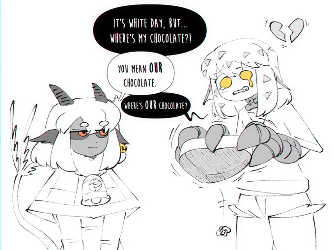 oh hell nah 💀💀
cedra got ZERO chocolates😭for white day?! 🍫 