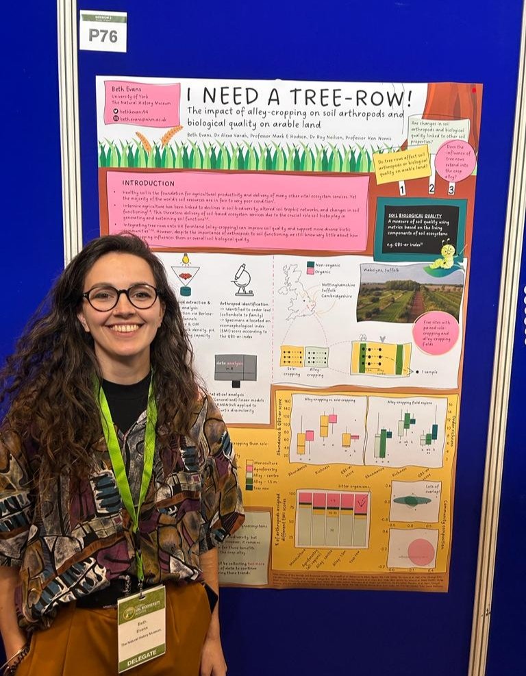 bethkevans's tweet photo. If you're at #GSB23 and interested in how alley-cropping influences soil biological quality on arable farmland, stop by poster 76 this afternoon for a chat 🌳🌾🐛

Or if you're app savvy, connect with me on the conference app for more info. https://t.co/QF2YXGjPwi