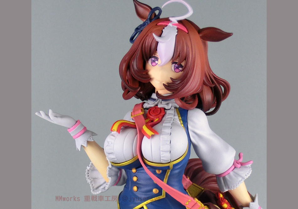 メイショウドトウ(ウマ娘) 「各種、瞳デカール・表情・手首の換装パーツが付属します。 」|重戦車工房⚡️のイラスト