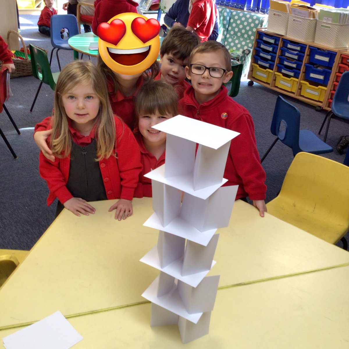 AslocktonSchool's tweet photo. Foundation loved the STEM Challenge Index Card Tower. The children had a chance to demonstrate their teamwork and leadership skills. Good job 👍 Foundation. Thanks Kirkby Woodhouse @Aspire_MAT for sharing our findings and evaluating our STEM challenge together on zoom too. https://t.co/hC1O630KGV