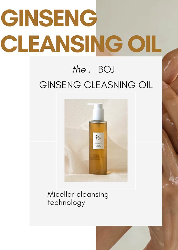 This Beauty Of Joseon - Ginseng Cleansing Oil uses Micellar Cleansing Technology to purify your skin leaving it supple and soft! Find it on songofskin.com #beautyofjoseon #glassskin