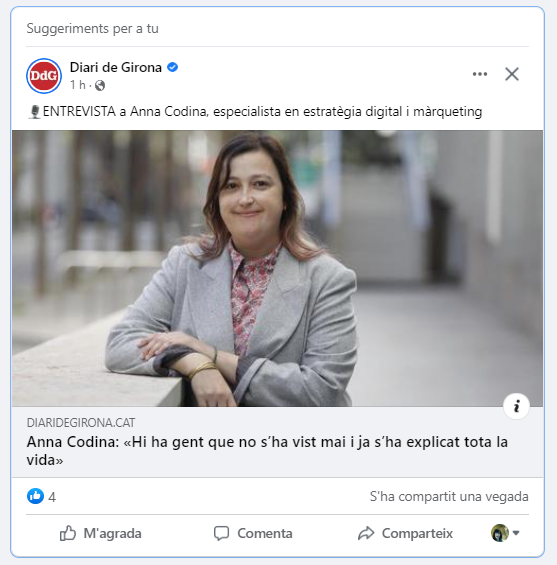 LadyMerypous's tweet image. Al tanto al que em suggereix l'algoritme de Facebook, @ultrasonica ! 👏👏👏
#Algoritmes #AnnaCodina