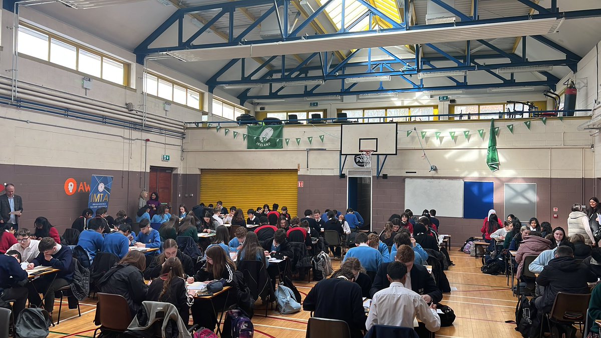 stkevinscc1's tweet image. All systems go here in St Kevin’s CC for the regional round of the #PiQuiz for #piDay2023 with students from @moylepark @Lucancc1 @StJosephsLucan @CollinstownPark @GriffeenCC @stdominicscabra @Kings_Hospital @Kingswoodcc16  participating