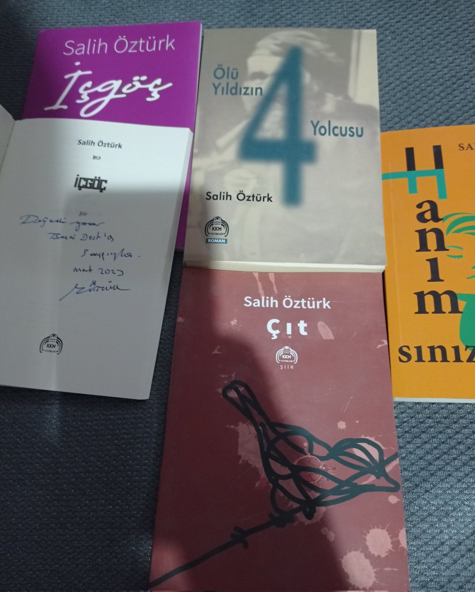 Salih ağabeyin kitapları geldi. Hemen okumak istiyorum.