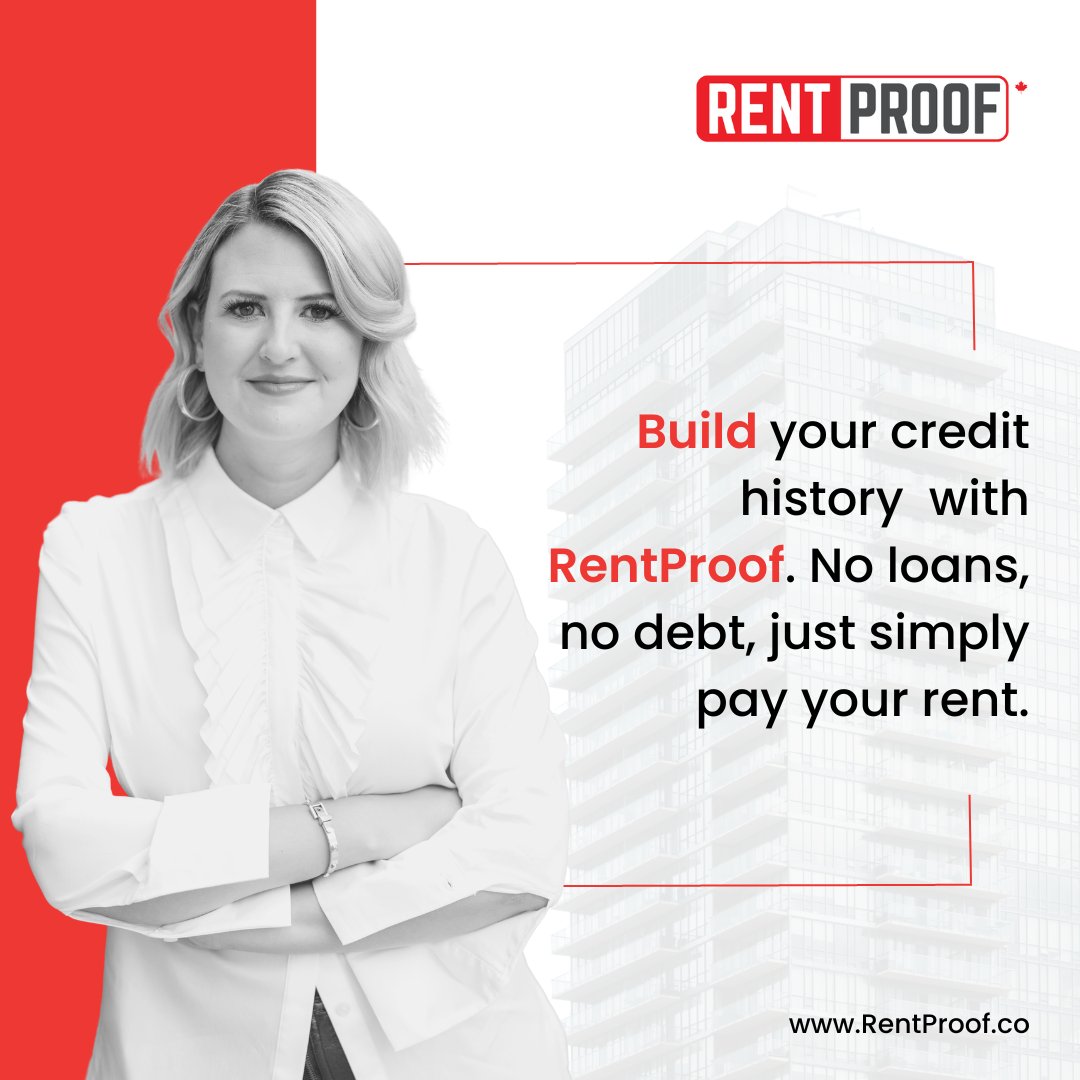 Build credit without the debt! With RentProof, simply paying rent on time can help you establish credit history and improve your score. 

Join the movement towards financial freedom today! 💳🚀 

#RentProof #BuildCreditResponsibly #NoMoreDebt