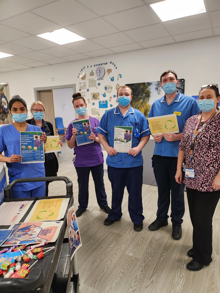 Patient Safety Week
<a href="/WWLNHS/">WWL NHS</a> 
Thanks to all the amazing staff we met today