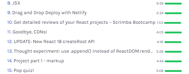 iriya1505's tweet photo. #Day2 of #100DaysOfCode <🤓/> 
 
✨Found some Resouces of UI/UX
✨Done with 15/34 lessons in #React 
✨Learn about JSX , Started building static website and done some challanges and quiz... 👩‍💻 https://t.co/N64ZdY5bah