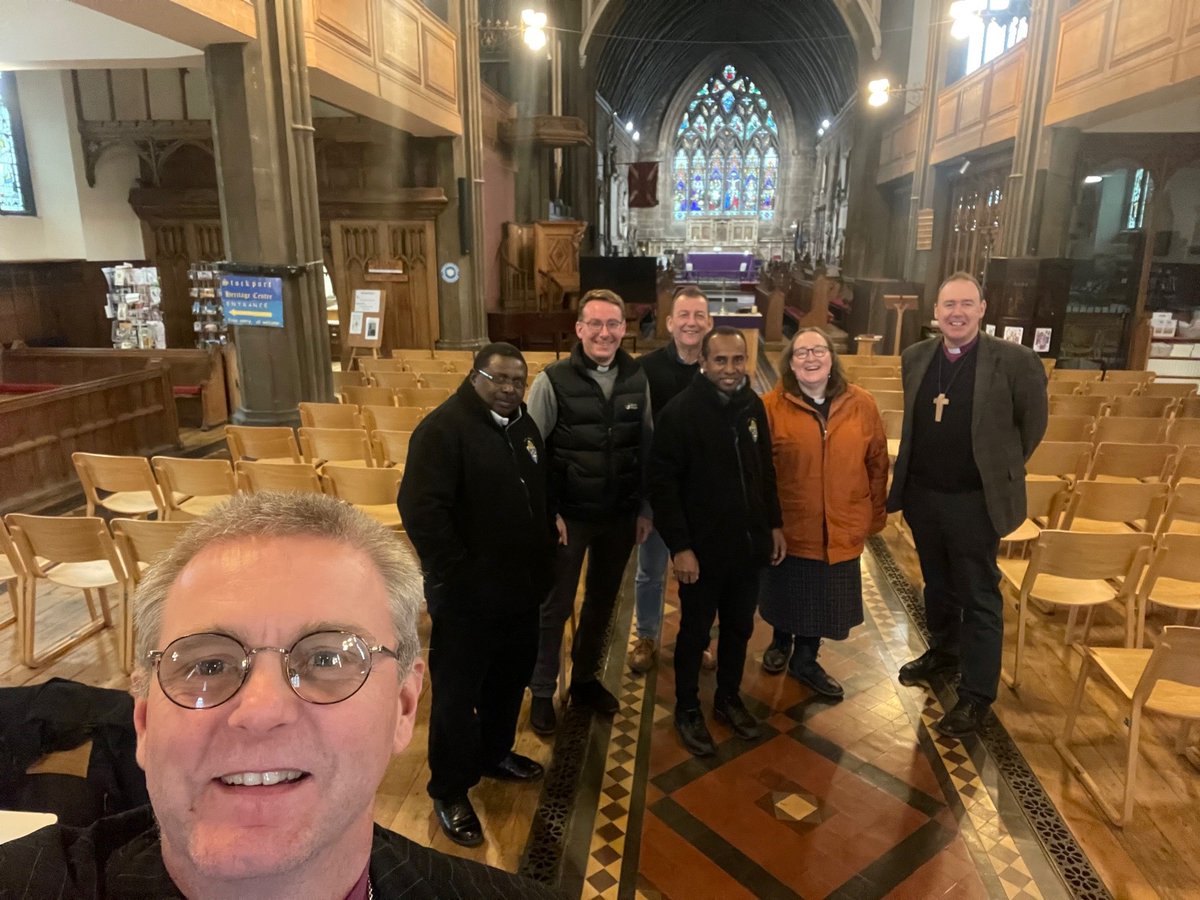 It was fantastic to welcome Melanesian brothers, Bishop Mark, Bishop Sam and our guest speaker Steve Hough to our Tuesday lunchtime service at St. Mary's this afternoon as we continued our sermon series about creation and climate. @Northern_Bishop @SamCorley10 @ChesterDiocese