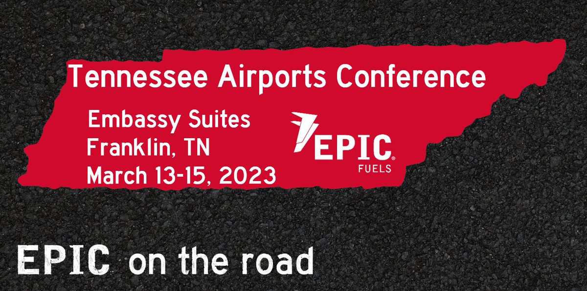 Come say hello to Don at the 2023 Tennessee Airports Conference held in Franklin! He'll be representing EPIC today and tomorrow at the Conference.