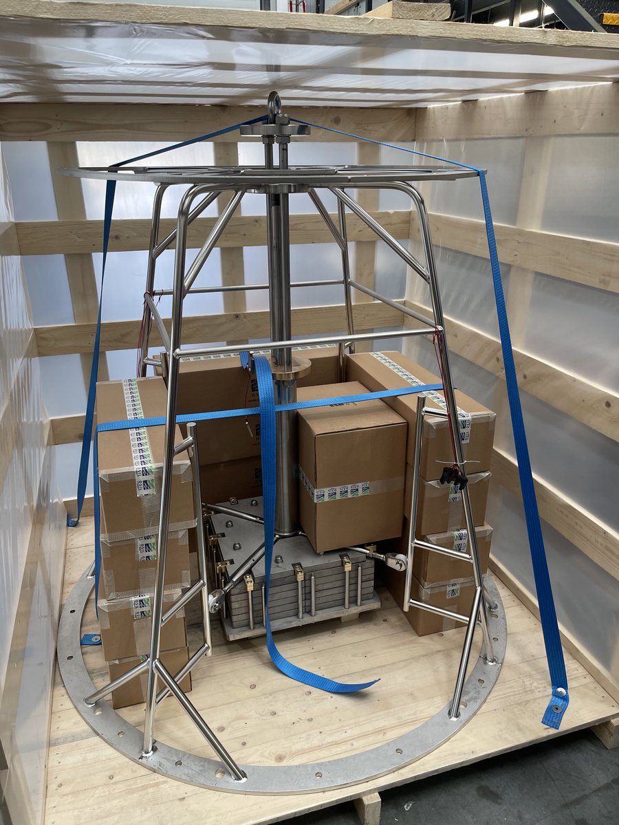 Oceanscientific's tweet photo. Another #MultipleCorer packed and ready to ship to @KelpForestFdn for #bluecarbon baseline studies in #Namibia investigating the possible role of seaweed farming in #carbonsequestration and #carbondynamics. https://t.co/nMm4mleGYo https://t.co/OJdTv0Ka05
