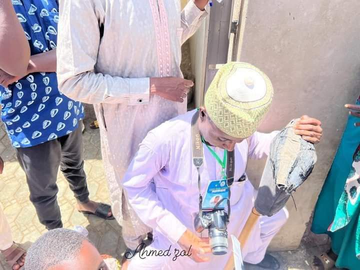 AirSadeeq's tweet photo. Persons living with Disabilities paid a solidarity visit to APC gubernatorial candidate of Bauchi State Air Marshal Sadeeq Baba Abubakar. @CAS_AMSadique
@Sadiya_farouq
@YakubDogara https://t.co/bKv0PhuSKI