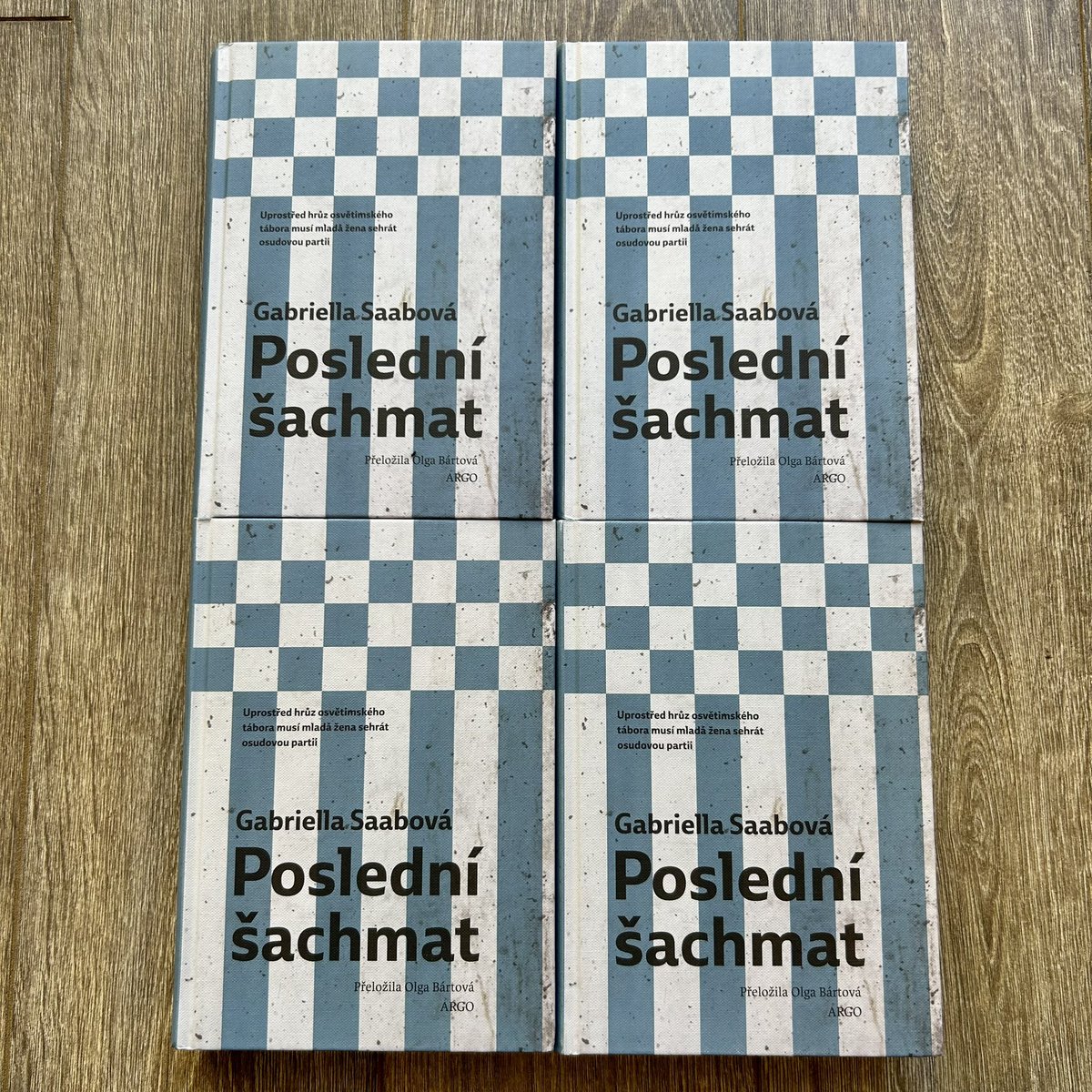 GabriellaSaab_'s tweet photo. Czech editions of #TheLastCheckmate are here! Understated yet striking… it’s so amazing to see so many different interpretations of the cover! Happy reading, Czech readers ❤️♟️ https://t.co/lUoompnZpd