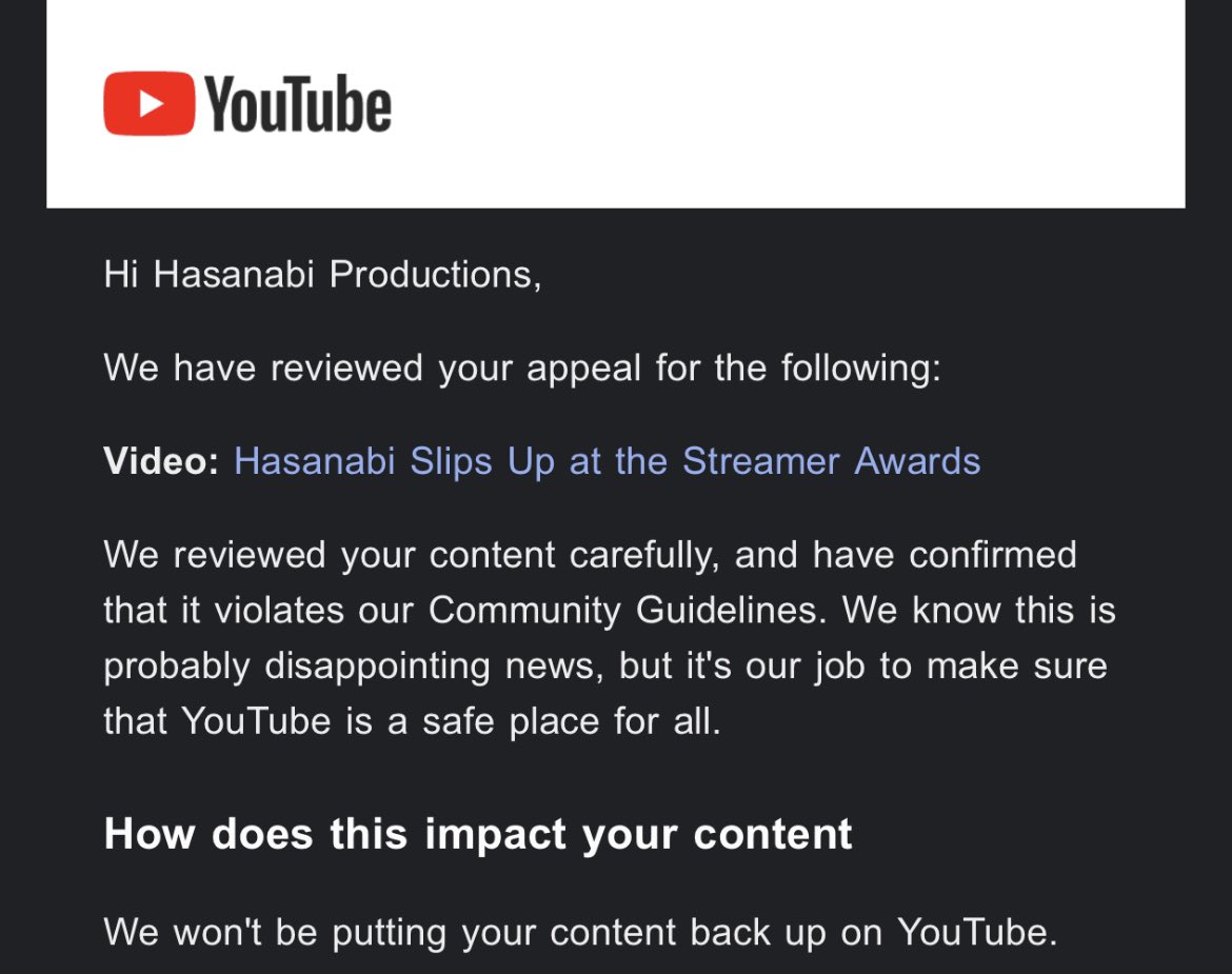 Hasanabi Slips Up at the Streamer Awards 