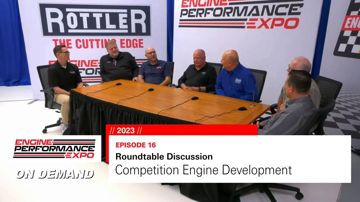 EnginePerfExpo's tweet image. Mark Cronquist, Ben Strader, Keith Dorton, Jon Kaase, and George Bryce sit down to talk about “the race within racing” — developing competition engines.
#compeitiionengines #enginebuilder #enginedevelopment
engineperformanceexpo.com/mini-series/ex…