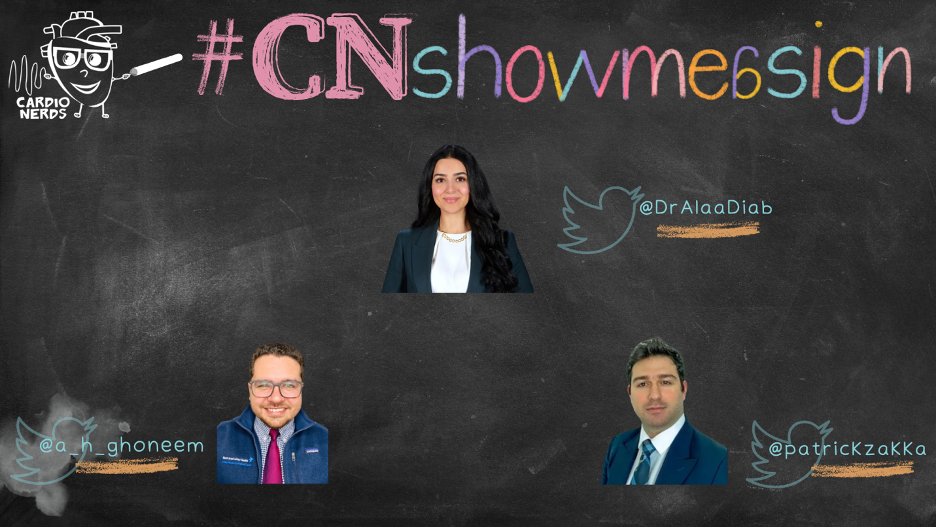 DrAlaaDiab's tweet photo. 9/ 
A big THANK YOU to @PatrickZakka, @AmitGoyalMD , and @Dr_DanMD for reviewing and editing. 

Grateful for @Cardionerds mentors for the #Showmeasign series @AmitGoyalMD, @Dr_DanMD, @ThomasMDas, @PatrickZakka &amp; @a_h_ghoneem for their continued support. https://t.co/0DrxVyPqXv