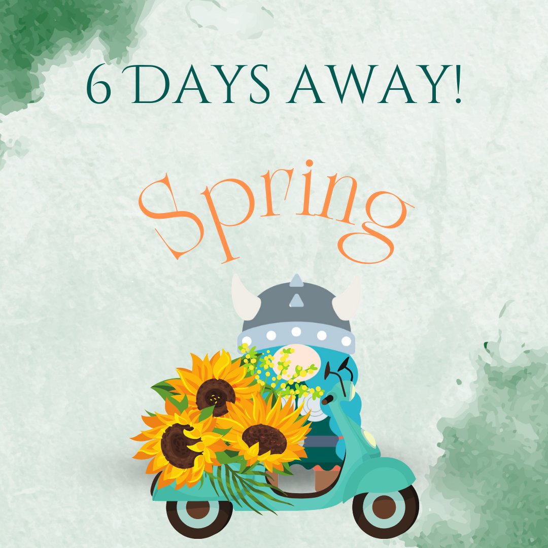 LilVikingGardns's tweet photo. Sorry for the late posting, busy morning with emails, plant orders, pricing out things for clients, etc...
Spring: a mere 6 days away! π
βοΈπ€ππ¦ππ·πΌπ±π¦
#Spring2023 #SpringCountdown #SpringIsComing #springiscomingsoon #littlevikinglandscaping #NovaScotia #March2023 https://t.co/qvLCskzd4n