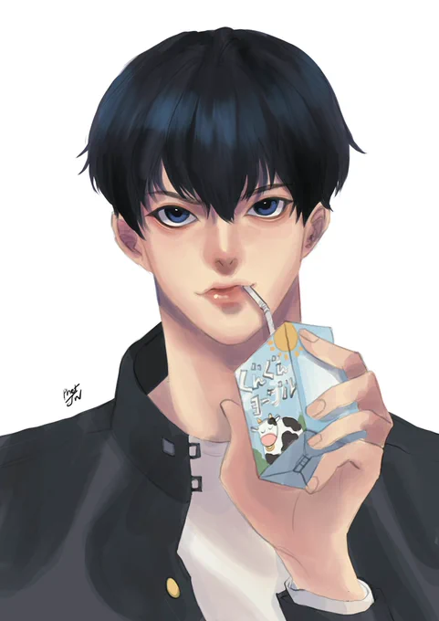 วัยรุ่นนมกล่องมาแล้วค้าบบบบ #kageyama #Kageyamatobio #haikyuu 