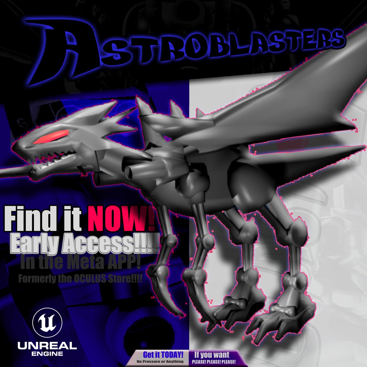 Working on a #3DModel 4 our gr8 update.  YES! New boss #3dmonster made in #Blender3d.  Trying to do some uv painting 2day 4 #indiedev hour 2morrow!  #gamedesign is fun!

#UnrealEngine #indiedev #gamedev #indiegaming #indiegame #3dart #Epic #ue4