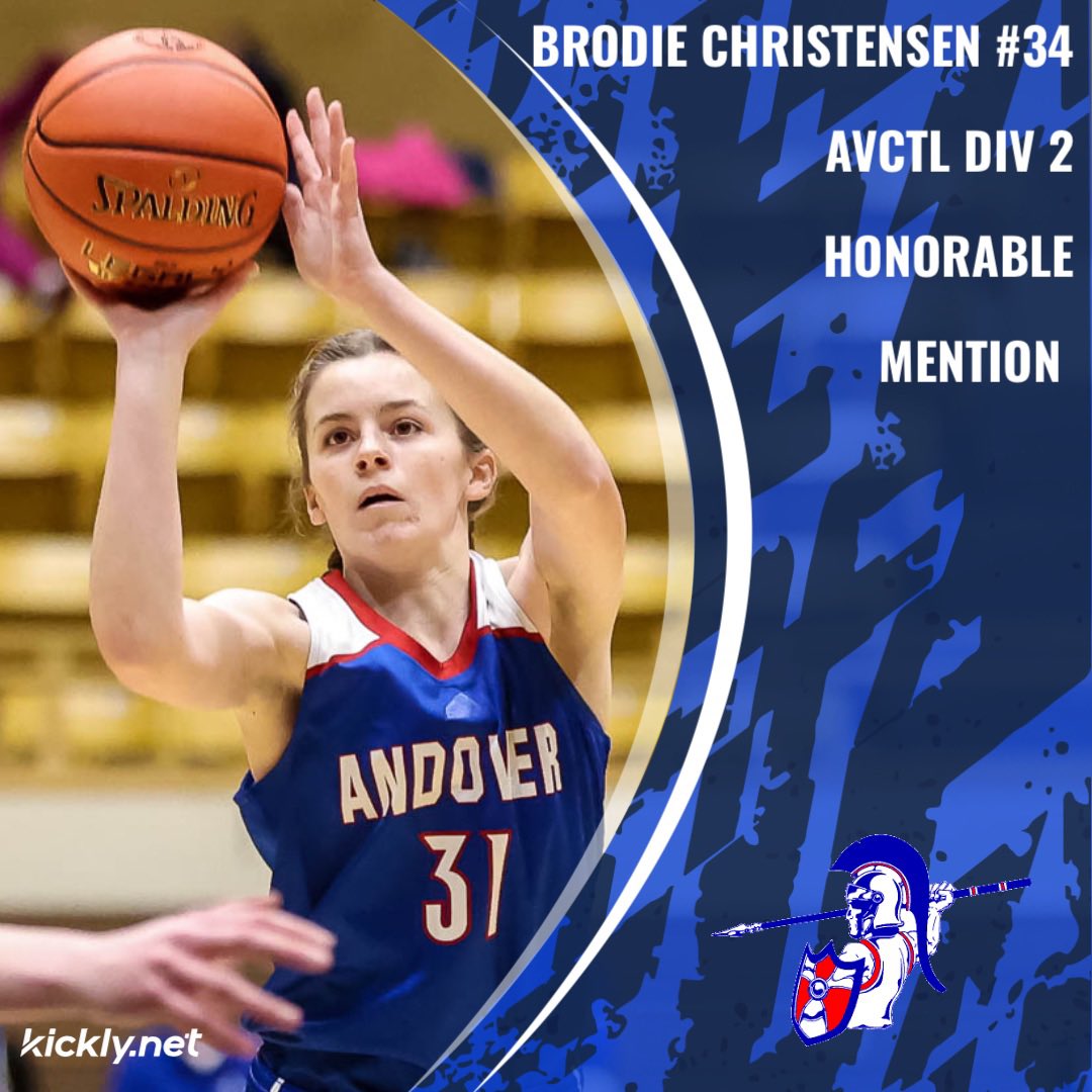 Congrats to Brodie Christensen on her AVCTL-II Honorable Mention Selection!!  

#FIGHTON✌🏻