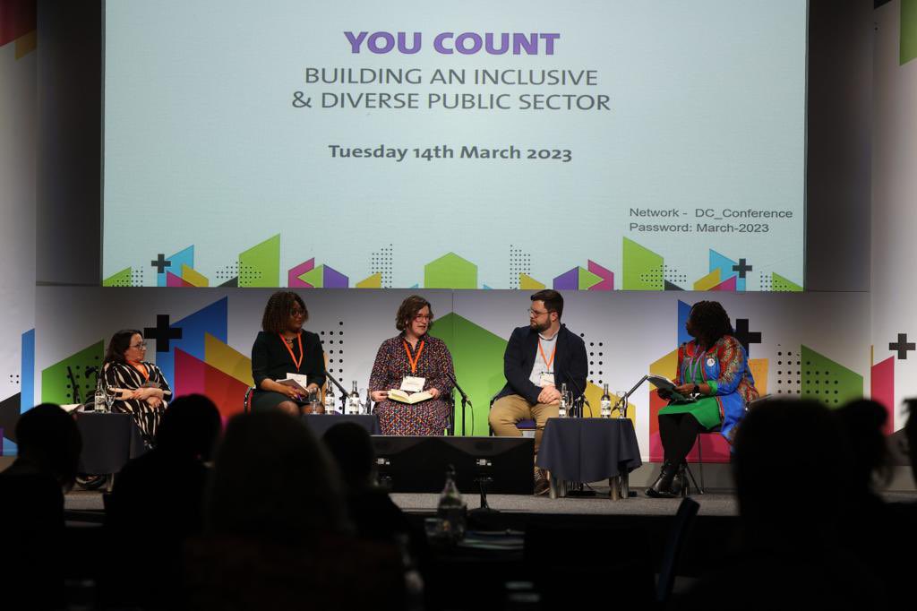 Publicjobsie's tweet image. “We need to see people like ourselves in the workplace.” Our final panel moderated by Salome Mbugua brings a diverse range of people from within the civil, public and private sectors together to reflect on their lived experiences #YouCount