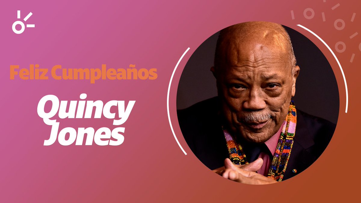 ¡Es una de las leyendas vivientes más grandes de la música! 🎂🎶¡Feliz cumpleaños @QuincyDJones! ow.ly/JEJC50NhlsT #Claromúsica #QuincyJones #HBD #Thriller #Bad