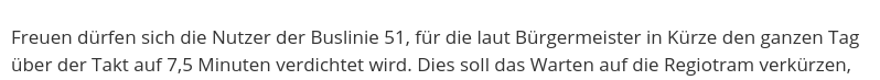 AixiPale's tweet photo. Im Januar hieß es noch in einem Artikel der @aachenerzeitung, dass laut Bürgermeister (Würselen) Nießen die Linie 51 in Kürze im 7,5 Minuten-Takt verkehren wird.
Meine kürzliche Anfrage bei der #ASEAG ergibt, dass es ein 10-Minuten-Takt ist und erst Ende des Jahres kommt. 🤷❓🤷 https://t.co/D8jF7WTeVN