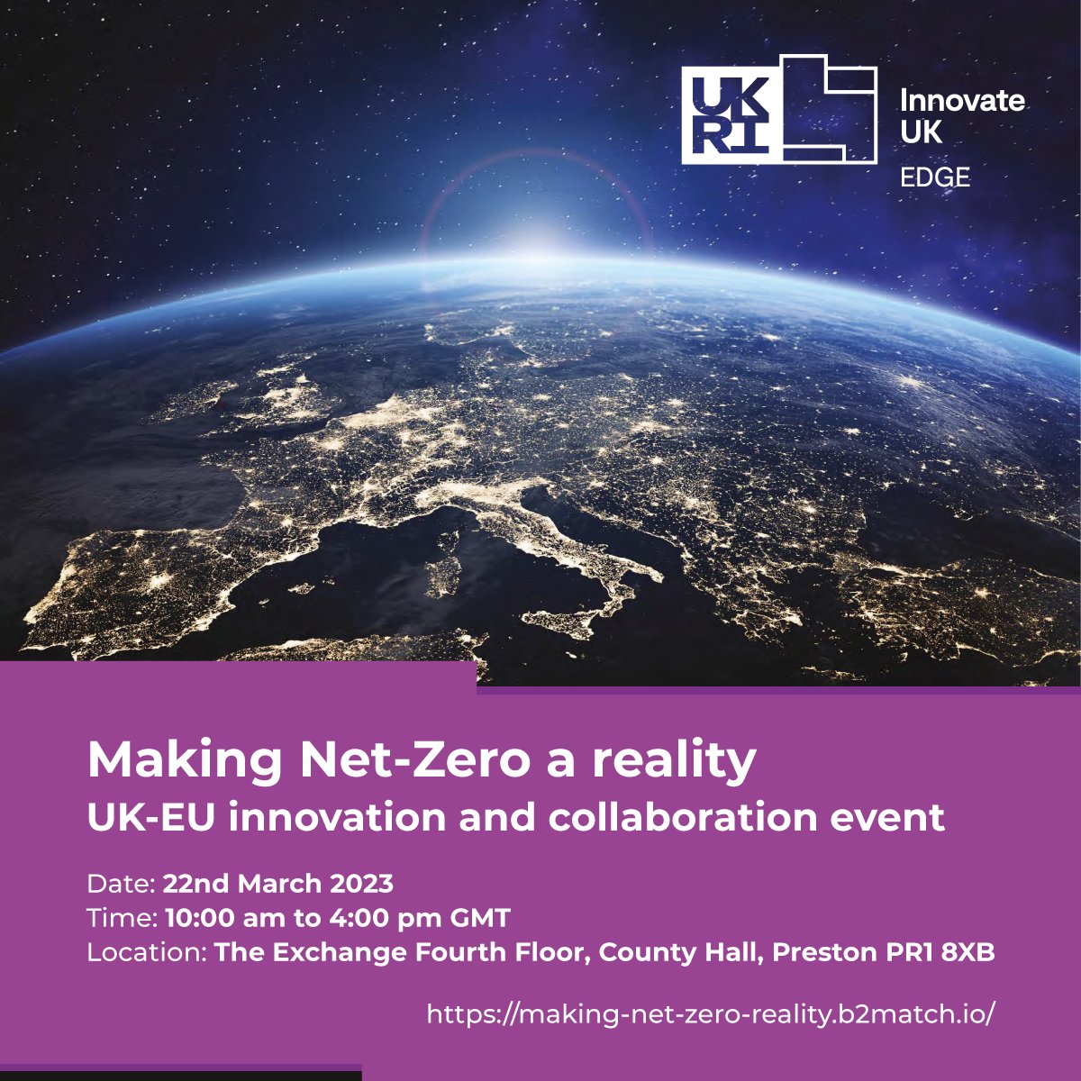 How do you reach Net Zero as an SME? On Wednesday we're with @Innovateuk talking how to make Net Zero a reality. #InnovateUKEDGE Register: making-net-zero-reality.b2match.io