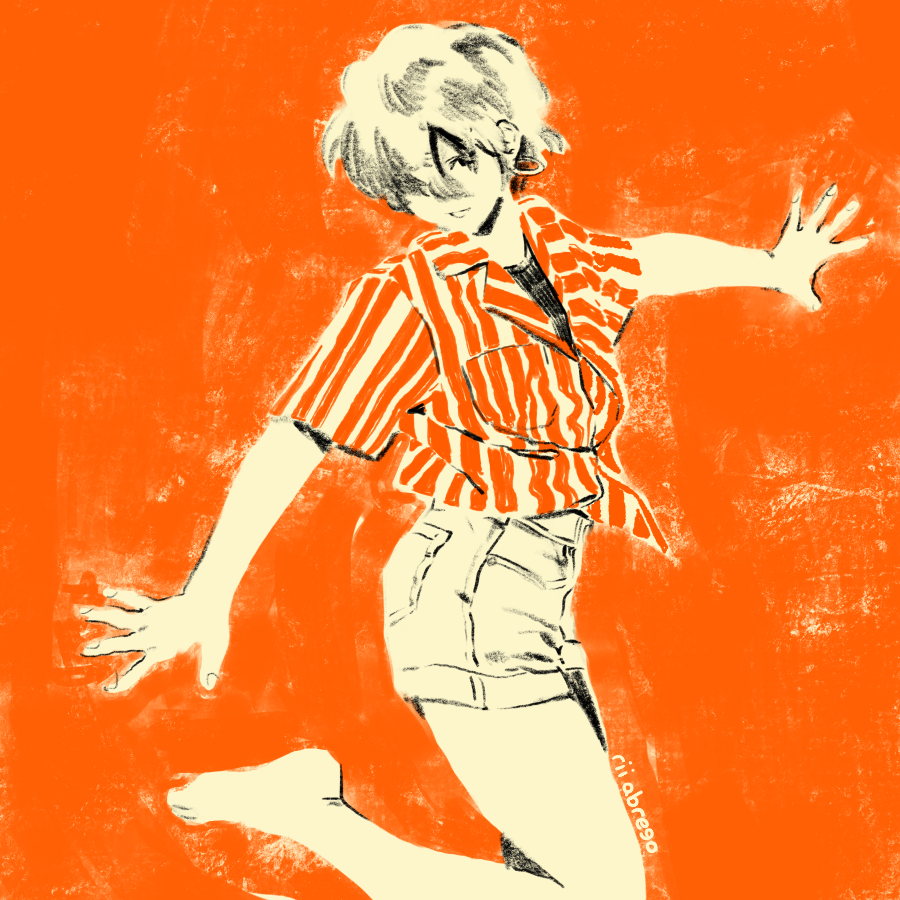 「stripes 」|rii abregoのイラスト