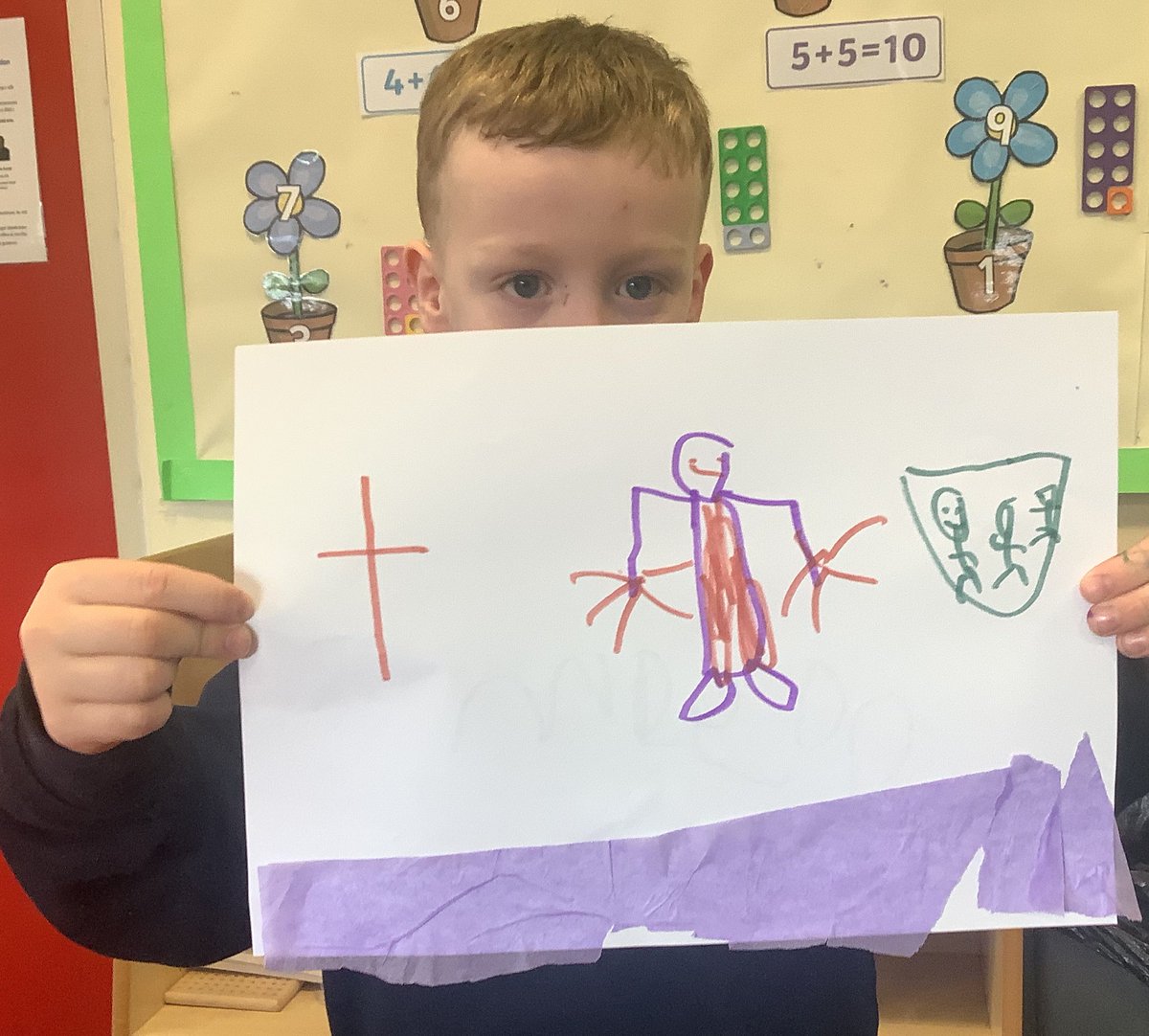 LittleStFrancis's tweet photo. M spent some time designing his own #PrayerArea in #RE this morning! @BCPP__ @BhamDES @RCBirmingham #CatholicLife https://t.co/V69JEJS6Qh