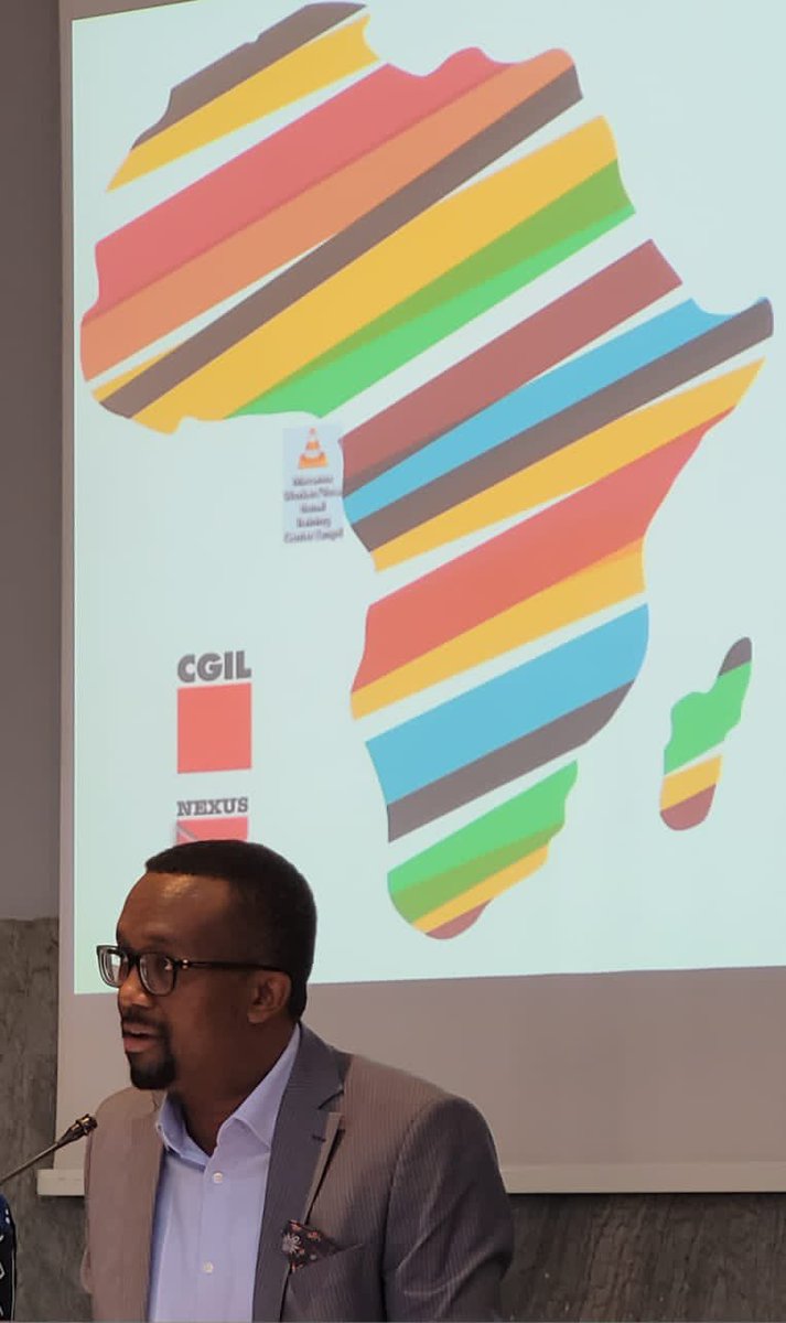 Omar Faruk Osman (@omarfarukosman) on Twitter photo Pleased to be back in Bologna, Italy, for vital discussions on Decent Work and Peace in the Horn of Africa region, hosted by <a href="/cgilnazionale/">CGIL Nazionale</a>, ahead of its national congress. Shared the good practices of social dialogue in #Somalia. Pleased to be back in Bologna, Italy, for vital discussions on Decent Work and Peace in the Horn of Africa region, hosted by <a href="/cgilnazionale/">CGIL Nazionale</a>, ahead of its national congress. Shared the good practices of social dialogue in #Somalia.