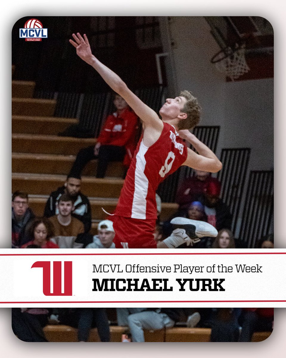 MCVLVolleyball's tweet photo. Wittenberg's Yurk, Wabash's Small Take Home Week Eight Weekly Honors // #GoMCVL
๐๏ธ: https://t.co/lHnPlgryL0 https://t.co/gF3Ex2F63m