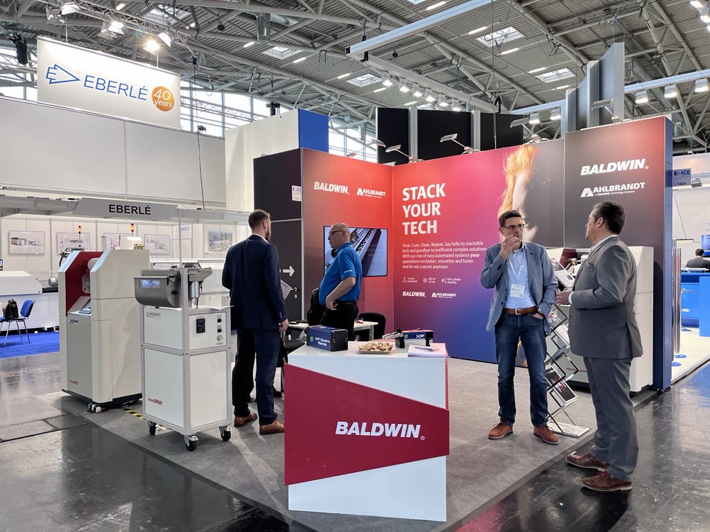 Baldwin_Corp's tweet photo. The best kept secret to your converting success is out and our team's standing by at Baldwin stand 1826, A5 at ICE Europe 2023 to share it! "Stack your tech” to treat, cure and clean for the highest quality, efficiency and sustainability: https://t.co/4jijDiNfjJ
#iceeurope https://t.co/HPVtKNzwt4