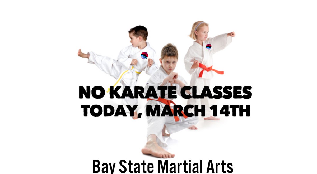 BayStateMA's tweet photo. ❄️ Due to the weather, all classes for today, Tuesday March 14th, will be cancelled. Stay safe! ❄️ #baystatema https://t.co/Sp73XSHuwE
