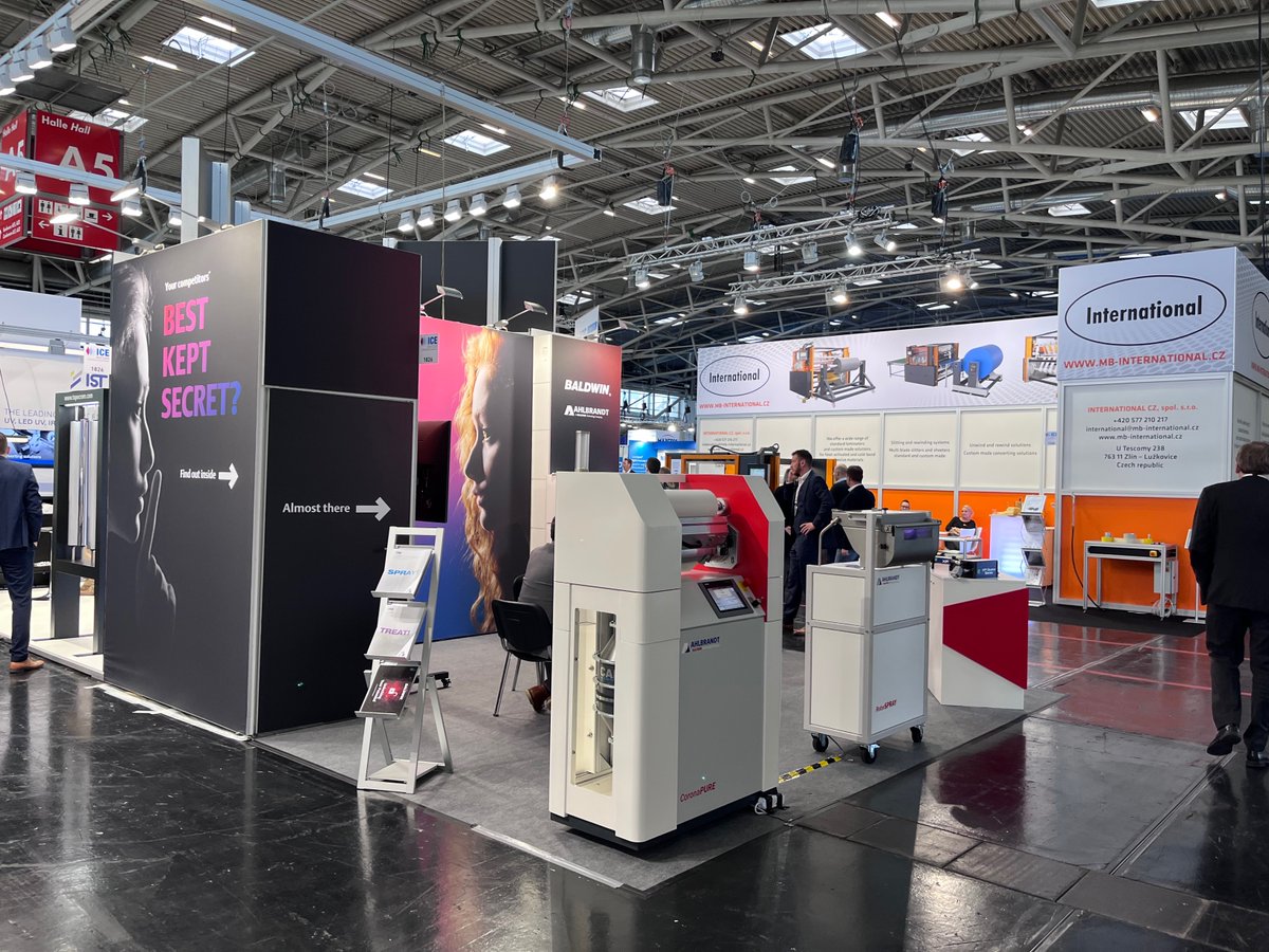 Baldwin_Corp's tweet photo. The best kept secret to your converting success is out and our team's standing by at Baldwin stand 1826, A5 at ICE Europe 2023 to share it! "Stack your tech” to treat, cure and clean for the highest quality, efficiency and sustainability: https://t.co/4jijDiNfjJ
#iceeurope https://t.co/HPVtKNzwt4