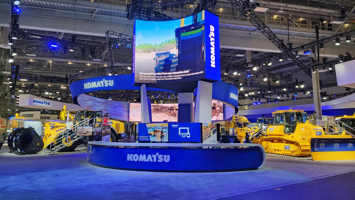 komatsuconstrna's tweet image. We’re ready for opening day of #CONEXPO2023! Visit us at booth W42044 and stay tuned to our social channels for more from the show. #CONEXPOCONAGG