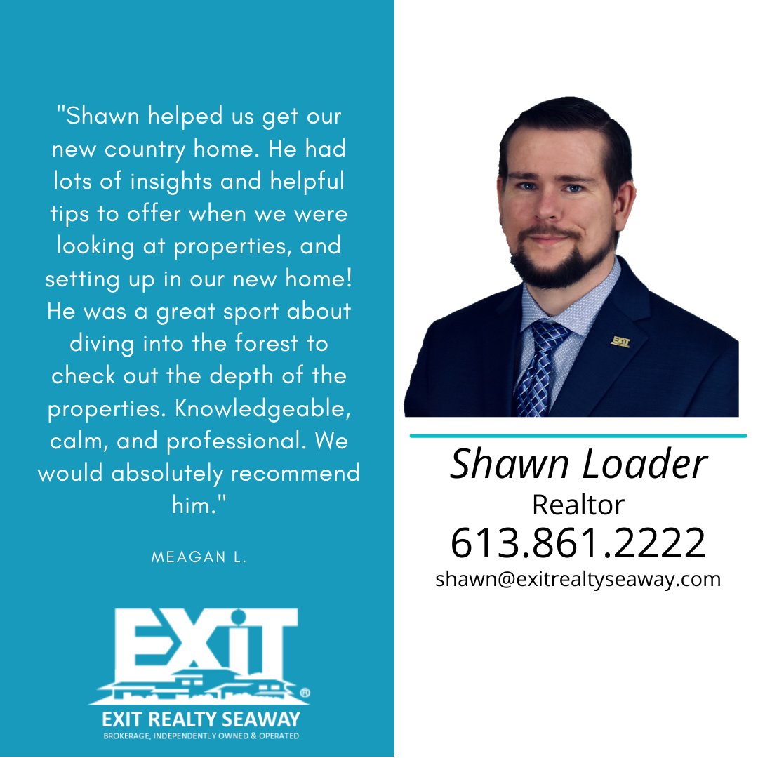 SeawayExit's tweet photo. Testimonial Tuesday! Home ownership is a big deal! 🏠 That's why entrusting your real estate needs with a professional Realtor who understands you is so important! 🙂#testimonaltuesday #exitrealtyseaway #exitrealty #cornwallrealestate #topagents https://t.co/7P6G1rqy6d