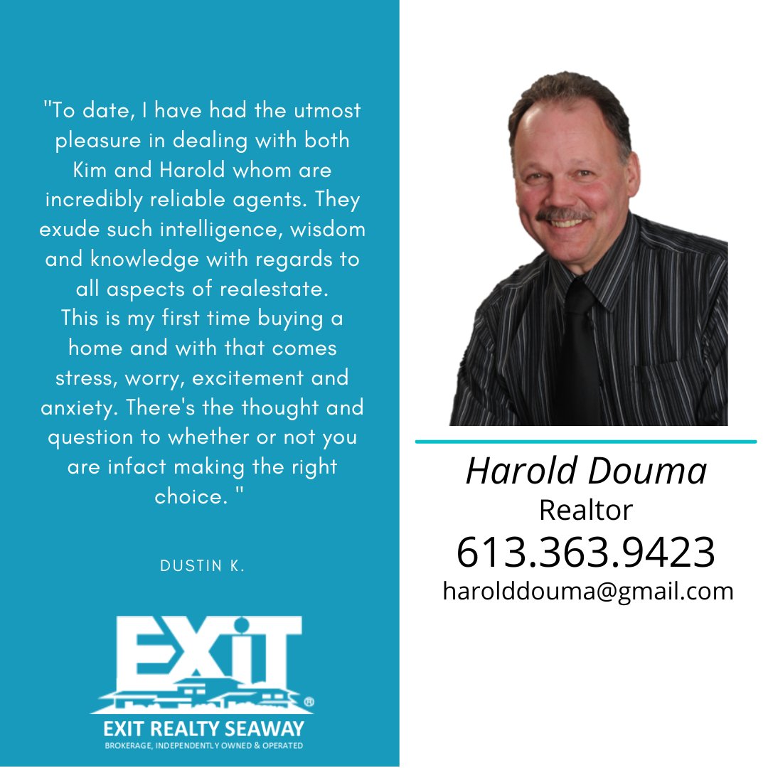SeawayExit's tweet photo. Testimonial Tuesday! Home ownership is a big deal! 🏠 That's why entrusting your real estate needs with a professional Realtor who understands you is so important! 🙂#testimonaltuesday #exitrealtyseaway #exitrealty #cornwallrealestate #topagents https://t.co/7P6G1rqy6d