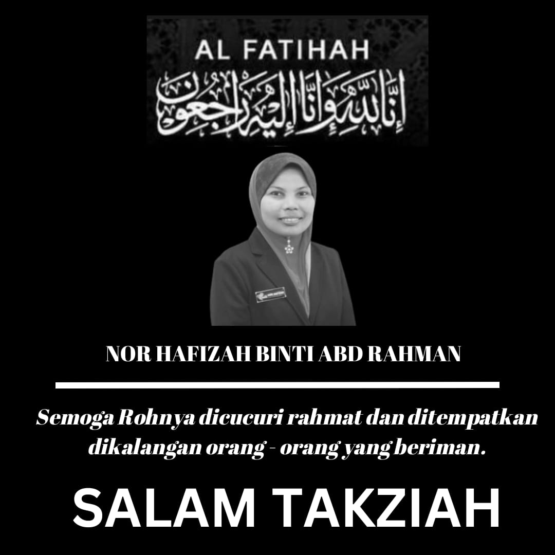 ALFATIHAH sedekah buat sahabat kami. Amin.