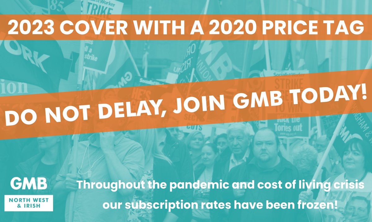 There is no better time to #JoinAUnion ✊ than the present! Click the following link for 10 reasons why you should join the #GMB 🧡🖤 and an online application form! 👨‍💻 gmbnorthwest.co.uk/join-union @PaulMaccaGMB @deniseNWI @Lisa_71pool @Afzal4Gorton @GwynneMP @AndrewHWestern…