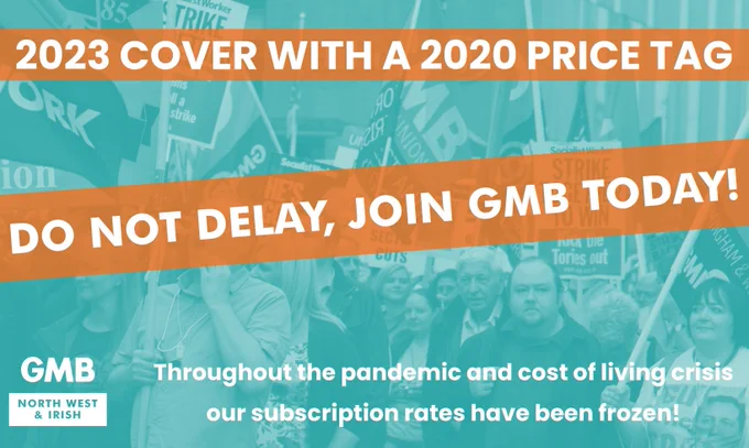 Image from GMB Union North West & Irish (@GMBNWI)