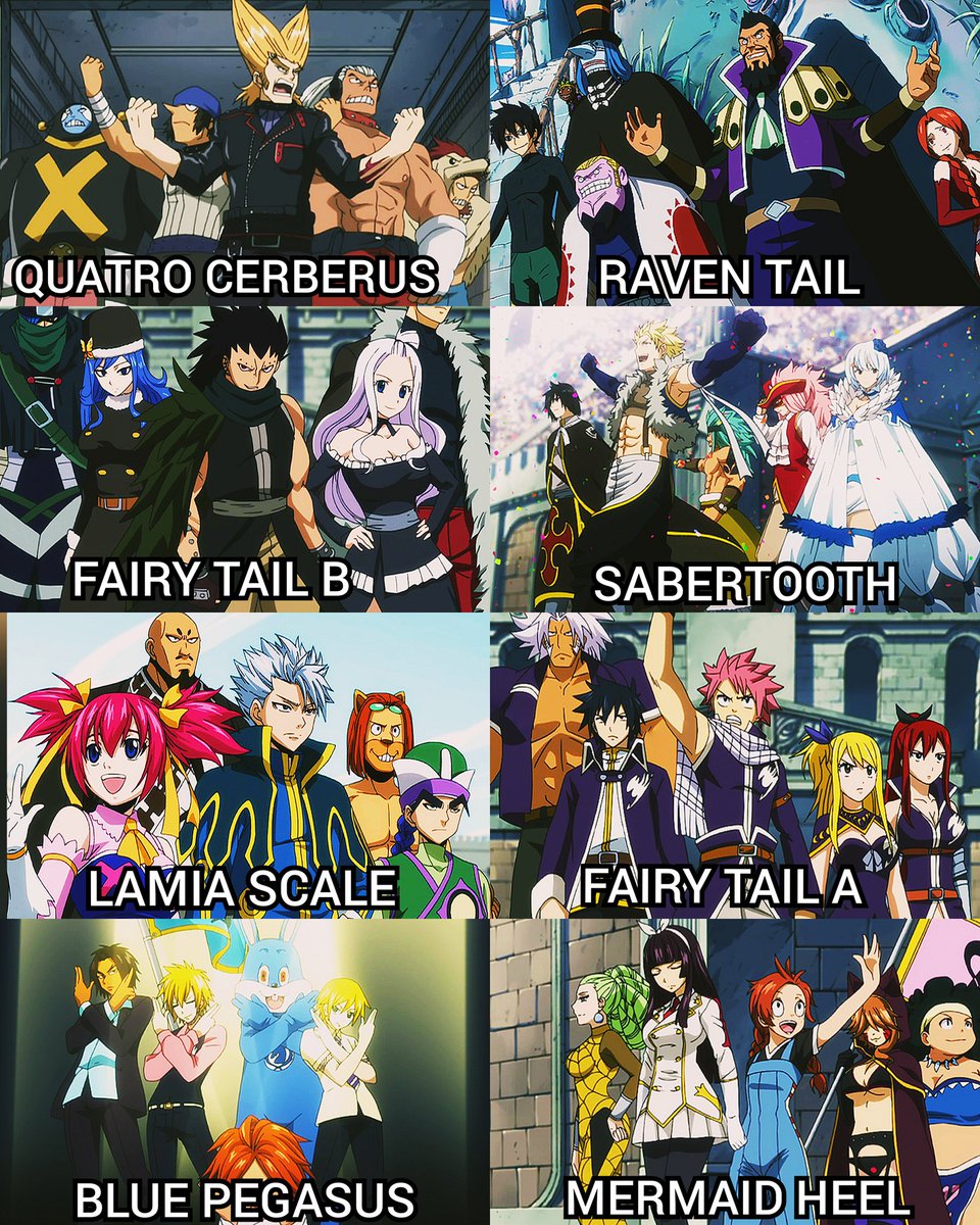 Fairy Tail Sabertooth Team