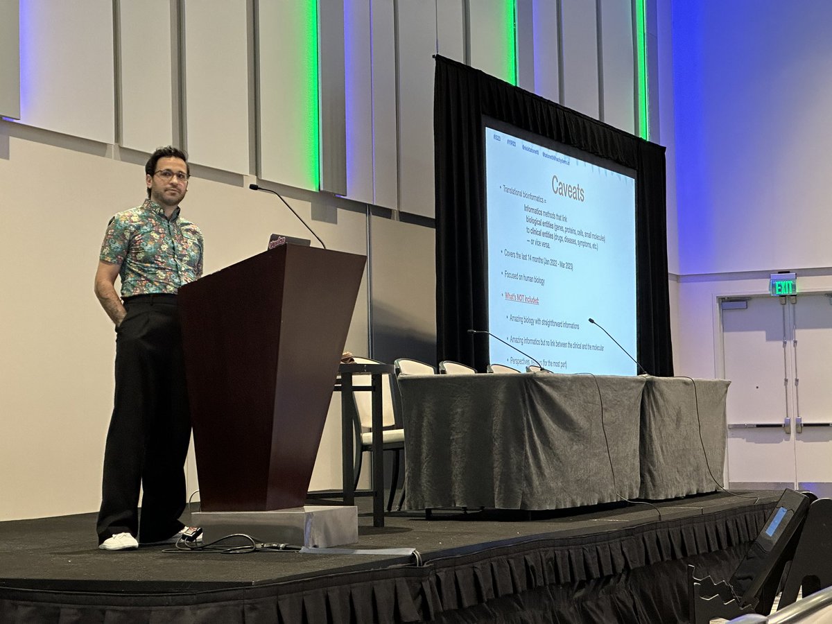 williamhersh's tweet photo. Enjoying as always @nicktatonetti giving his #TransBio annual review at #IS23 https://t.co/ufTSzDvJhg