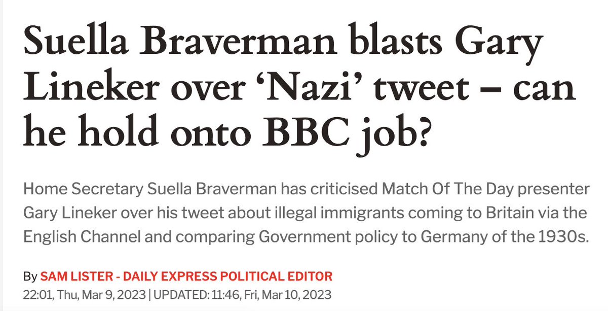 AdamBienkov's tweet photo. "We have not as ministers sought to interfere in how the [Gary Lineker] process has been handled by the BBC and I will not be commenting on the Lineker case specifically because I want to maintain the independence of the BBC," Conservative Minister of State Julia Lopez tells MPs. https://t.co/DNLQBfsTtv