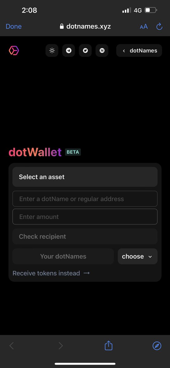 dotnames_dns's tweet photo. We can't stress it more: our utility is our best marketing and what we offer is just innovative and solves what it intends to solve! 

https://t.co/Hi72Rz3prq go on and use our DotWallet to send and receive funds through DNS and let us know how it goes!

$DNS $ENS $SHIB #BTC #ETH https://t.co/K2mojkbHQD