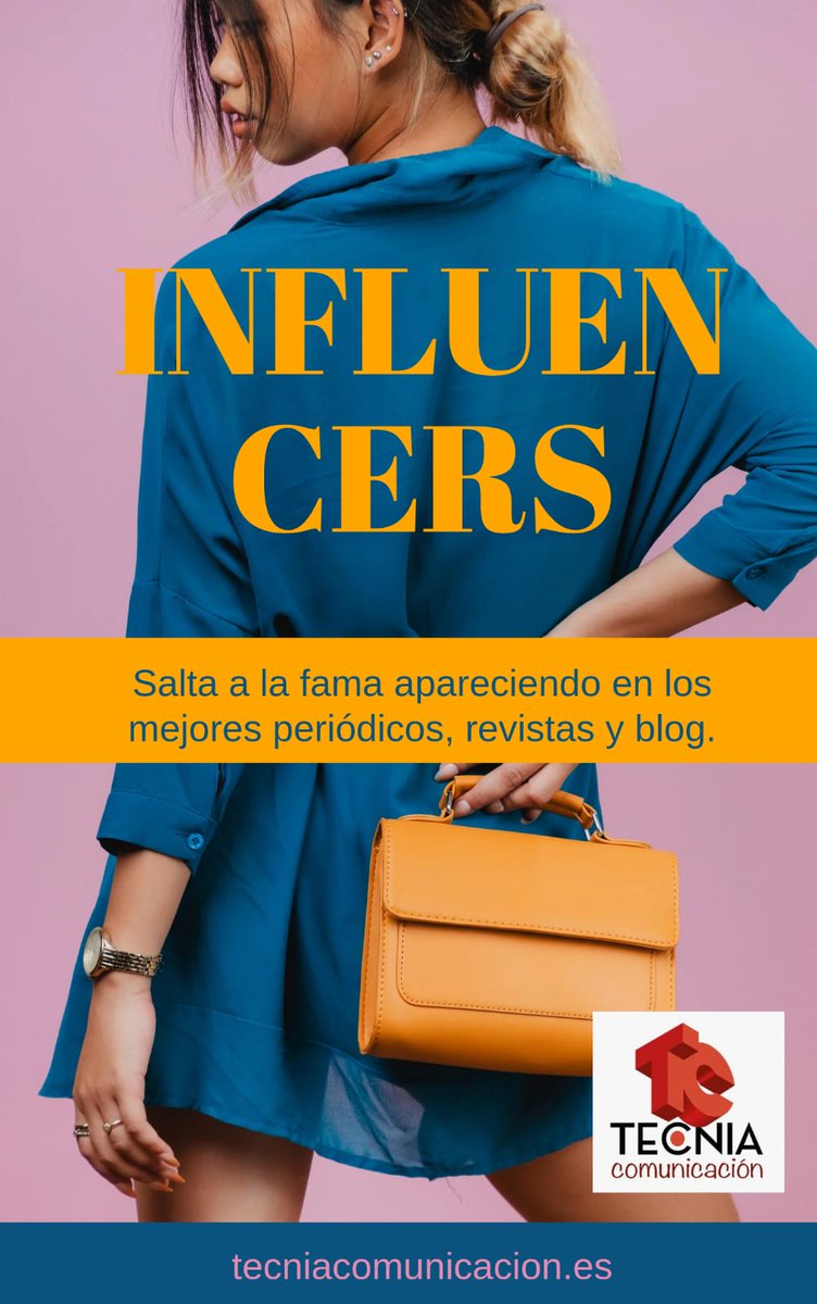 ⭐Sabemos que los comienzos no son fáciles, y por ello ponemos en tu mano los mejores periódicos, revistas y blog.

📸📽️¿Un reportaje de tus vacaciones? ¿Una entrevista?... Podemos convertir tu esfuerzo en fama.

🔗Contactamos en👉🏻 tecniacomunicacion.es

#influencer #marketing
