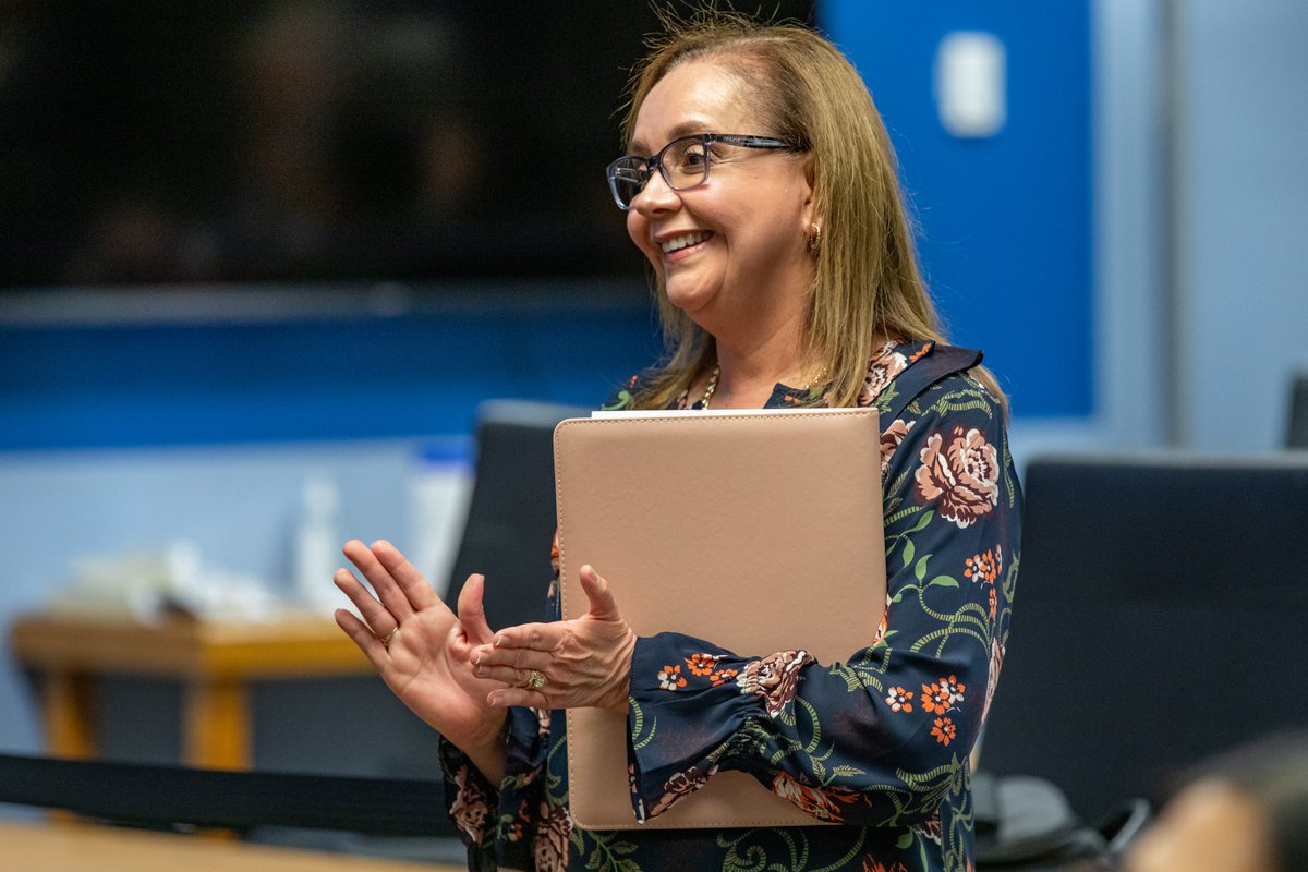 Employee Spotlight: Angela Mills, Director of the Office of Translation and Interpretation Services.  Read the full post on Facebook &gt; bit.ly/3LjpTJz