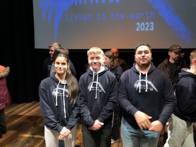 BCOldham's tweet photo. Congratulations to Haider, Leylah and Reece who recently took part in the "Listen to the Earth" Project, a joint venture between @OldhamYouth and @OTWOldham focusing on preventing discrimination and hate crime through case studies of the Holocaust. #powerfulproject #proudtobeblue https://t.co/M0uuGr540k