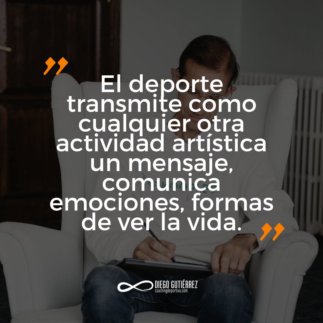 diegocoaching's tweet photo. El deporte transmite como cualquier otra actividad artística un mensaje, comunica emociones, formas de ver la vida.

Si quieres saber más, te dejo el link al blog: https://t.co/oALLPla1yS

¿Y vosotros qué opináis? ¿Consideráis el deporte como un arte? Os leo https://t.co/HLxzhGukcK